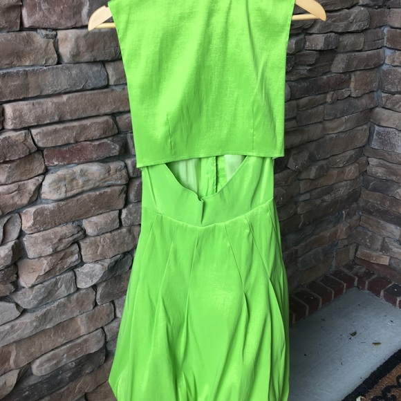 Frank Lyman Lime Green Dress - Picture 5 of 8